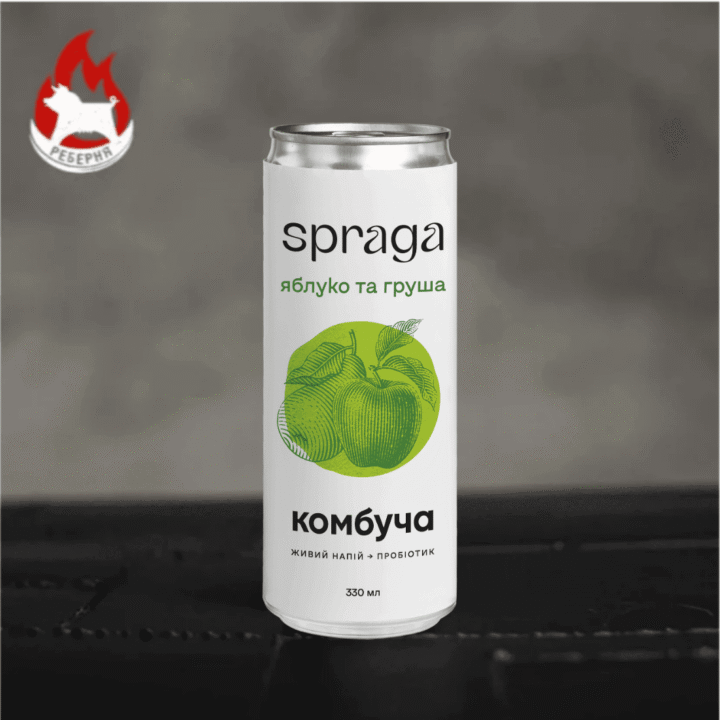 Комбуча Spraga яблуко-груша